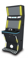 upright dual arcade machine