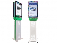 32-inch dual-sided display self-service kiosk