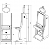 MCFM-52 Best multi metal slot cabinets made in Taiwan