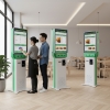 32-inch dual-sided display self-service kiosk