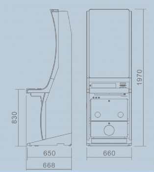 43inch gaming machine