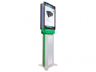 32-inch dual-sided display self-service kiosk