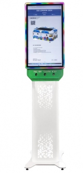 32-inch dual-sided display self-service kiosk