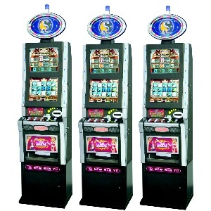 DELUXE DOUBLE SCREEN METAL SLOT MACHINE