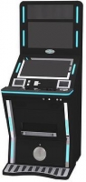 slant top slot cabinet